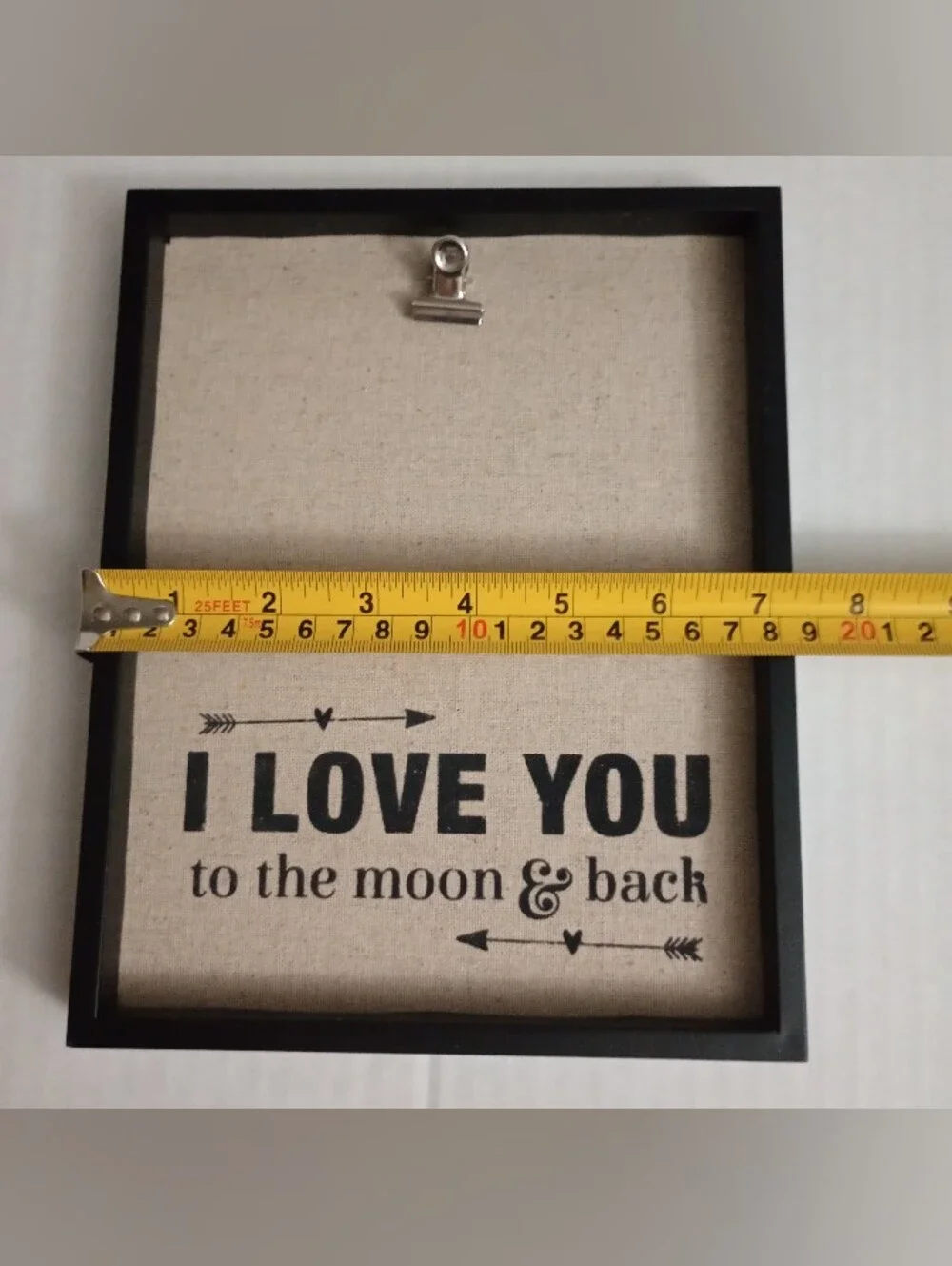 Mainstays I Love You To The Moon & Back Clipboard Frame For 4x6 Photo